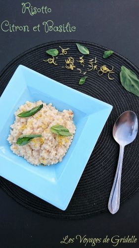 Recette Risotto au Citron et au Basilic