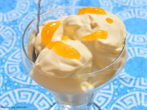 Recette Crème glacée mangue et mascarpone