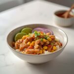Recette Street Corn Chicken Rice Bowl