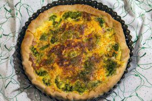 Recette Quiche aux fleurettes de brocoli