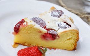 Recette Gâteau au yaourt aux fraises