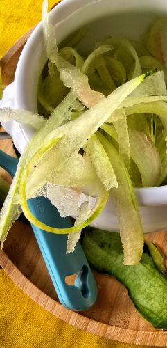 Recette Ne jetez plus vos coques de pastèque après avoir dégusté le fruit !