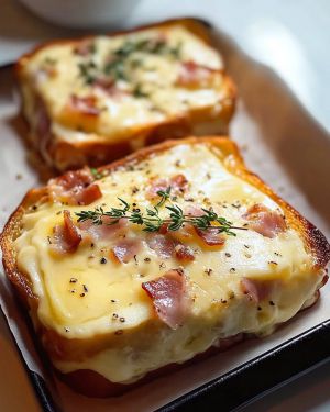Recette Croque-Monsieur Gourmand Gratiné : Recette Facile et Savoureuse