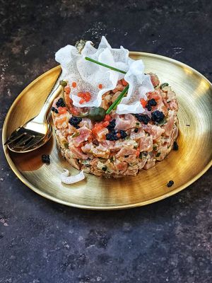 Recette Tartare de saumon gravlax à l'asiatique