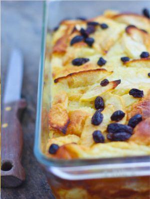 Recette Gâteau de brioche perdue aux pommes