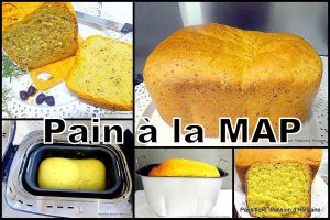 Recette Pain a la machine a pain  / map