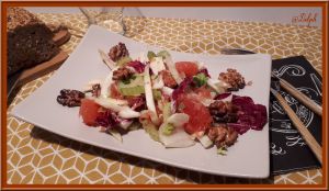 Recette Salade de fenouil, céleri et pamplemousse