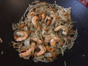 Recette Wok soja fenouil crevettes