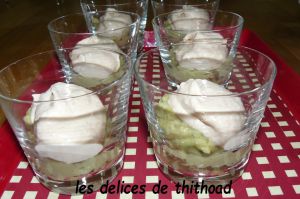 Recette Verrines ricotta, avocat et tarama