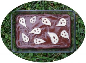 Recette Brownie d'halloween au chocolat noir & noisettes