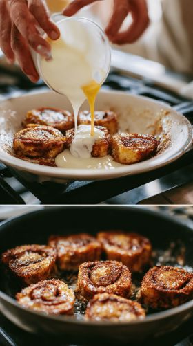 Recette Cinnamon Roll French Toast Bites: A Sweet Morning Twist