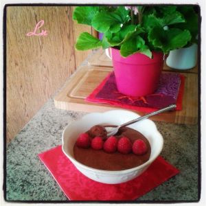 Recette Mousse au chocolat végan , sans oeufs, sans lactose