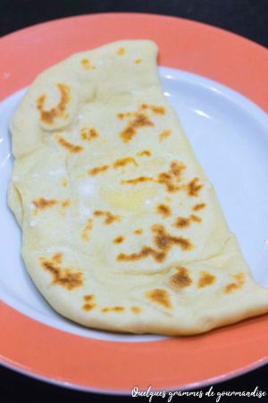 Recette Naans bacon fromage