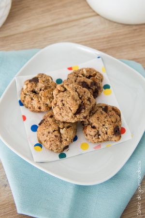 Recette Cookies vegan chocolat et amandes
