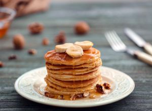 Recette Pancakes à la banane moelleux