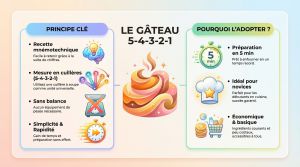 Recette Gâteau 5 4 3 2 1 : la recette express sans balance