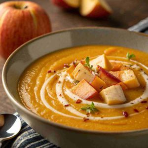 Recette Creamy Apple Butternut Squash Soup