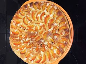 Recette Tarte amandine aux abricots