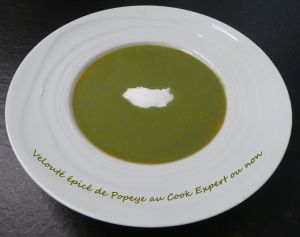 Recette Velouté épicé de Popeye au Cook Expert ou non *