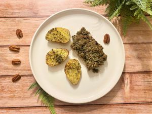 Recette Dos de cabillaud en croûte de noix de pécan