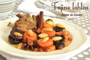 Recette Tajine d’agneau aux pruneaux et abricots secs