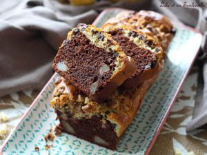 Recette Cake allégé poires & chocolat