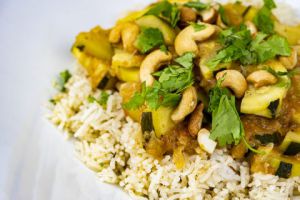 Recette Curry de courgettes au lait de coco