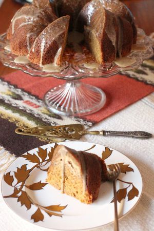Recette Gateau-cheesecake Bundt aux épices chai