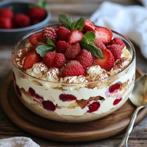 Recette Tiramisu aux Fraises : Recette Facile et Délicieuse