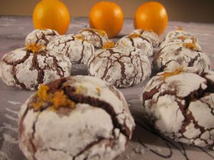 Recette Crinkles chocolat/orange
