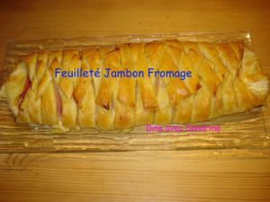 Recette Feuilleté Jambon Fromage