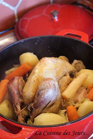 Recette Pintade au Chou en Cocotte au Four