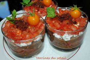 Recette Verrines du soleil *