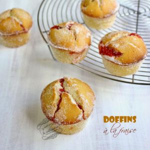 Recette Doffins à la fraise