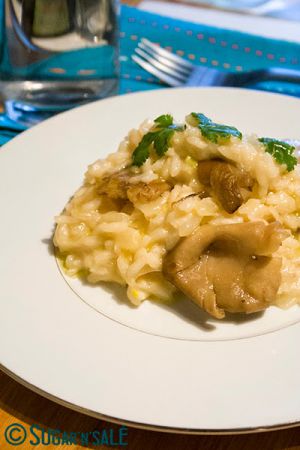 Recette Petit risotto aux pleurotes, un délice