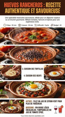 Recette Huevos Rancheros : recette authentique et savoureuse