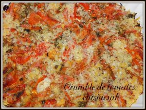 Recette Crumble de tomates
