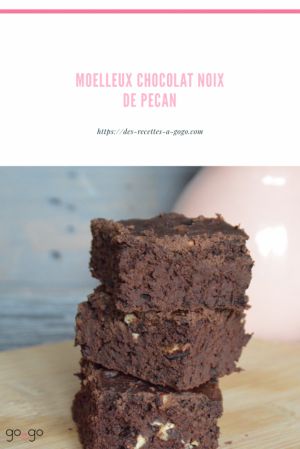 Recette Moelleux chocolat pécan vegan