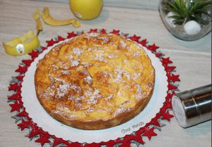 Recette Gâteau flan aux pommes