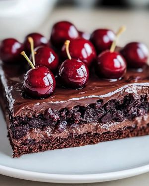 Recette Gâteau Cerise Chocolat Facile : Recette Inratable