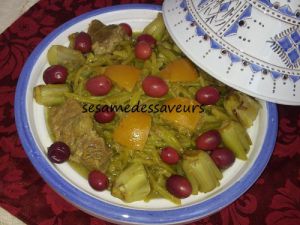 Recette Salade de guernina (côtes de chardon)