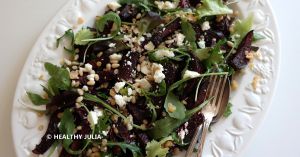 Recette Salade tiède de betterave, lentilles corail et feta