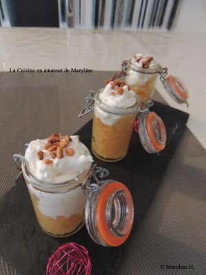 Recette Compotée à la crème mascarpone/coquelicot