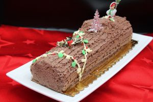 Recette Bûche de Noël à la crème au beurre au chocolat