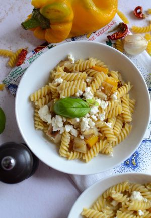 Recette One pan pasta aubergine #végétarien