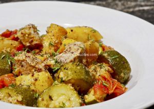 Recette Cuisine acido-basique : poulet aux légumes à basse température