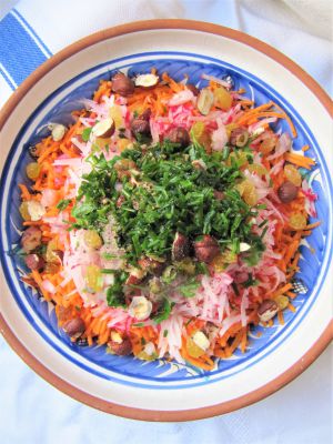 Recette Salade de carottes râpées & radis roses