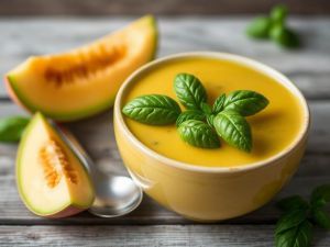 Recette Découvrez la Fraîcheur Estivale : Soupe au Melon, Concombre et Basilic!