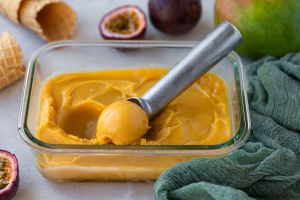 Recette Sorbet aux fruits exotiques