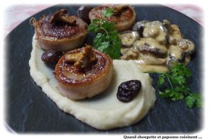 Recette Tournedos de sanglier, champignons et puree pommes/celeri